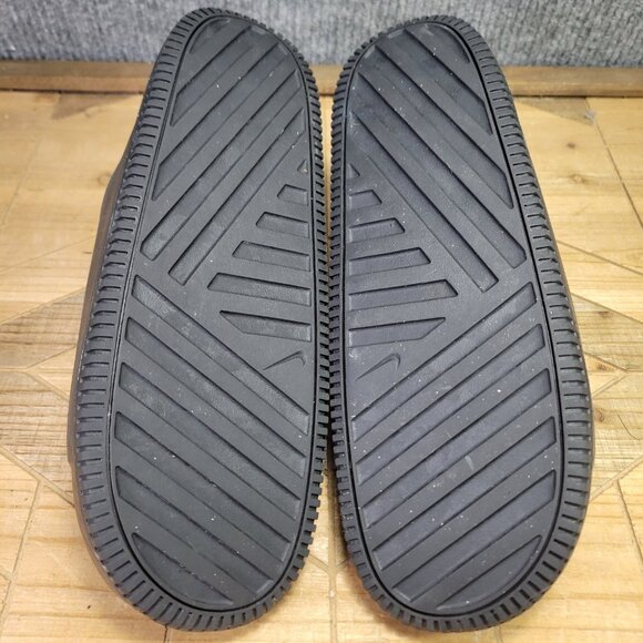 Nike Sandals Mens 12 Womens 13 Calm Slides Black Open Toe Comfort Slip On - Picture 8 of 13